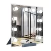 Hollywood Mirror Light Glow Makeup Bulb USB Tri Color Mirror Front Light Circular Glow Mirror Light Fill Light (5)