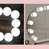 Hollywood Mirror Light Glow Makeup Bulb USB Tri Color Mirror Front Light Circular Glow Mirror Light Fill Light (8)