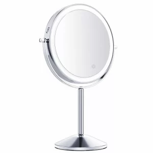 LED Makeup mirror desktop double-sided LED mirror with light for dressing Instagram style student dormitory enlarged LED mirror for makeup---20pcs/lot