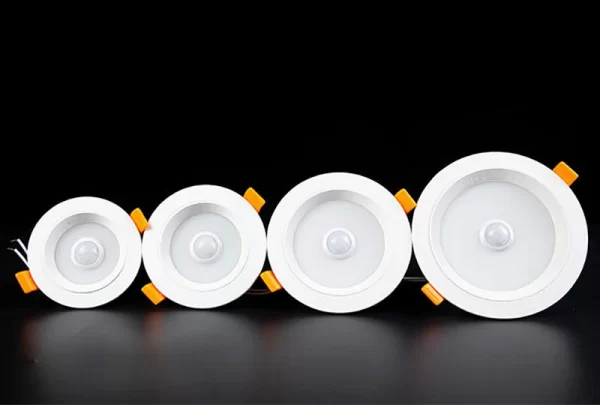 Light Human Body Induction LED Automatic Motion Sensor Embedded Lamp AC85-265V Spotlight Emergency Lighting Downlight (10)