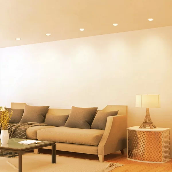 Light Human Body Induction LED Automatic Motion Sensor Embedded Lamp AC85-265V Spotlight Emergency Lighting Downlight (12)