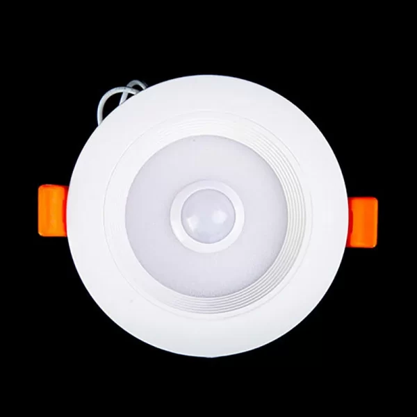 Light Human Body Induction LED Automatic Motion Sensor Embedded Lamp AC85-265V Spotlight Emergency Lighting Downlight (8)