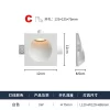 Foundation gypsum lamp embedded embedded embedded background wall lamp (1)