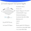 Indoor Lighting Recessed Mounted Slim Round Square Led Panel Light For Home Office Ceiling led panel light (12)