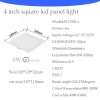 Indoor Lighting Recessed Mounted Slim Round Square Led Panel Light For Home Office Ceiling led panel light (14)