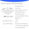 Indoor Lighting Recessed Mounted Slim Round Square Led Panel Light For Home Office Ceiling led panel light (18)