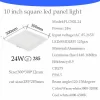 Indoor Lighting Recessed Mounted Slim Round Square Led Panel Light For Home Office Ceiling led panel light (19)