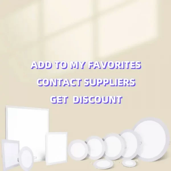 Indoor Lighting Recessed Mounted Slim Round Square Led Panel Light For Home Office Ceiling led panel light (22)