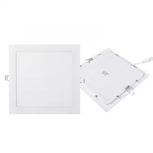 Indoor Lighting Recessed Mounted Slim Round Square Led Panel Light For Home Office Ceiling led panel light---100pcs/lot