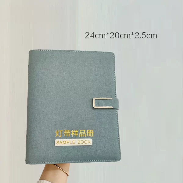 Sample book for light strip DC24V monochrome dual color RGBCW phantom color light strip designer portable light strip sample book (5)