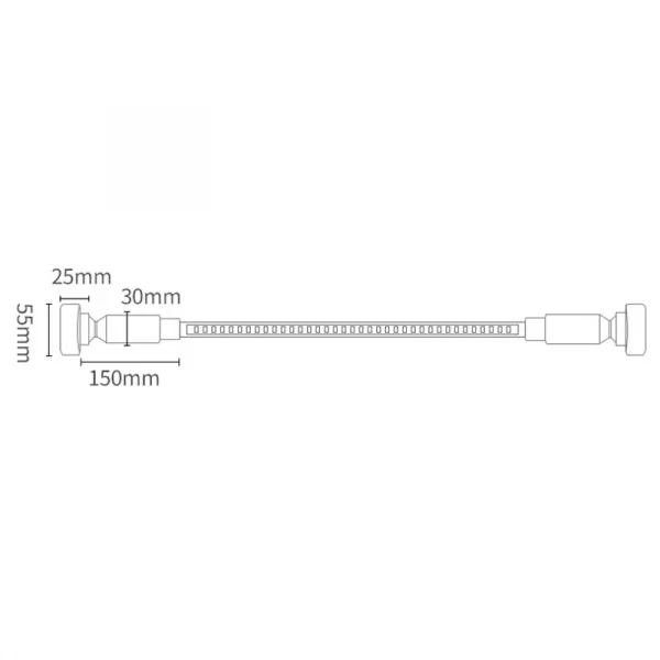 Skyline light linear light LED steel strip light no main light surface mounted line light atmosphere decorative light (1)