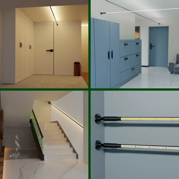 Skyline light linear light LED steel strip light no main light surface mounted line light atmosphere decorative light (36)