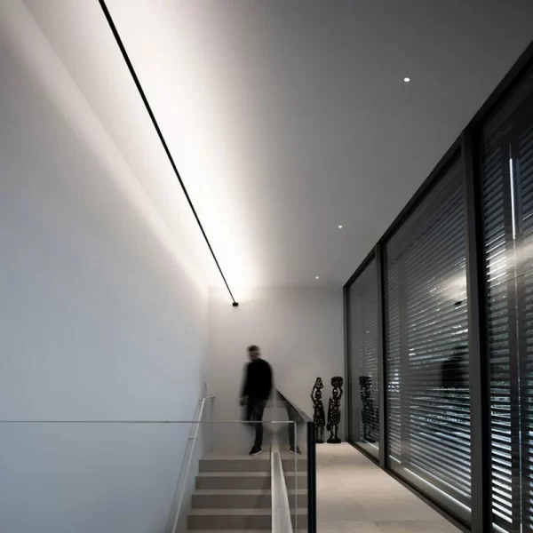 Skyline light linear light LED steel strip light no main light surface mounted line light atmosphere decorative light (6)