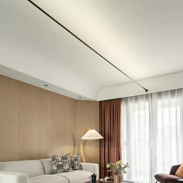 Skyline light linear light LED steel strip light no main light surface mounted line light atmosphere decorative light (8)