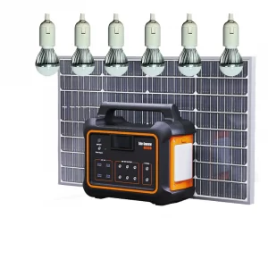 50w 60w solar lighting system photovoltaic power generation system solar power station