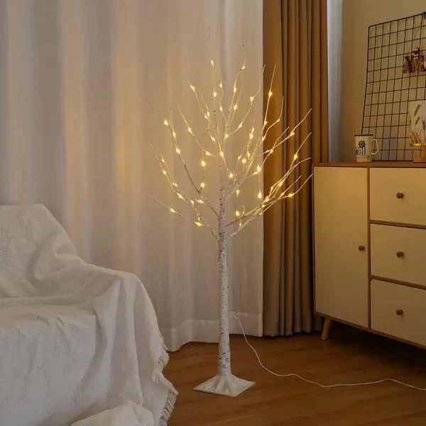 Led Copper Wire Shimmer Tree Light 108 LED 36 LED Pearl Battery USB Touch Switch Night Light Bonsai Tree Light Table Tree Lamp (1)