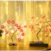 Led Copper Wire Shimmer Tree Light 108 LED 36 LED Pearl Battery USB Touch Switch Night Light Bonsai Tree Light Table Tree Lamp (12)