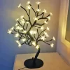 Led Copper Wire Shimmer Tree Light 108 LED 36 LED Pearl Battery USB Touch Switch Night Light Bonsai Tree Light Table Tree Lamp (15)