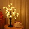 Led Copper Wire Shimmer Tree Light 108 LED 36 LED Pearl Battery USB Touch Switch Night Light Bonsai Tree Light Table Tree Lamp (16)