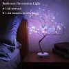 Led Copper Wire Shimmer Tree Light 108 LED 36 LED Pearl Battery USB Touch Switch Night Light Bonsai Tree Light Table Tree Lamp (20)