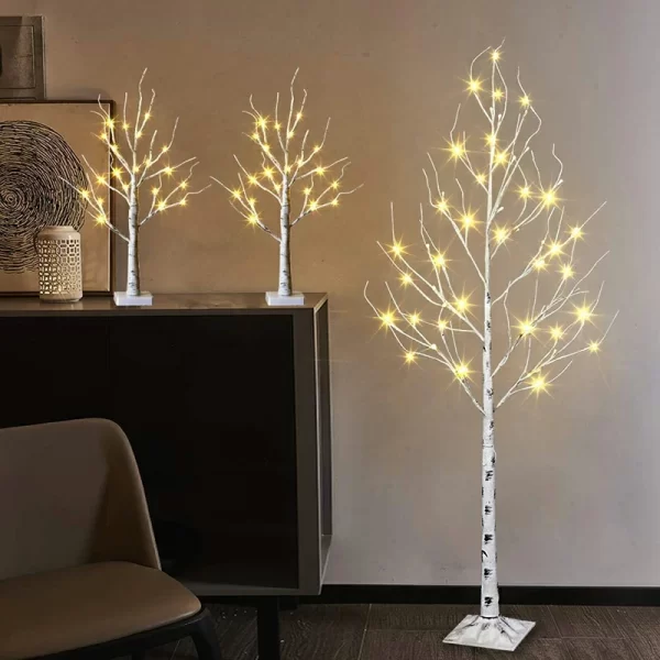 Led Copper Wire Shimmer Tree Light 108 LED 36 LED Pearl Battery USB Touch Switch Night Light Bonsai Tree Light Table Tree Lamp (22)