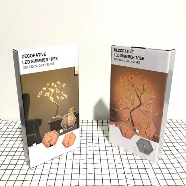 Led Copper Wire Shimmer Tree Light 108 LED 36 LED Pearl Battery USB Touch Switch Night Light Bonsai Tree Light Table Tree Lamp (24)