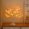 Led Copper Wire Shimmer Tree Light 108 LED 36 LED Pearl Battery USB Touch Switch Night Light Bonsai Tree Light Table Tree Lamp (25)