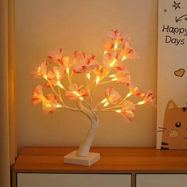 Led Copper Wire Shimmer Tree Light 108 LED 36 LED Pearl Battery USB Touch Switch Night Light Bonsai Tree Light Table Tree Lamp (25)