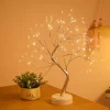 Led Copper Wire Shimmer Tree Light 108 LED 36 LED Pearl Battery USB Touch Switch Night Light Bonsai Tree Light Table Tree Lamp (36)