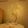 Led Copper Wire Shimmer Tree Light 108 LED 36 LED Pearl Battery USB Touch Switch Night Light Bonsai Tree Light Table Tree Lamp (39)