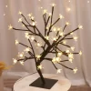 Led Copper Wire Shimmer Tree Light 108 LED 36 LED Pearl Battery USB Touch Switch Night Light Bonsai Tree Light Table Tree Lamp (9)