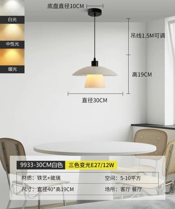 Modern and minimalist restaurant chandelier Hall bar counter chandelier (12)