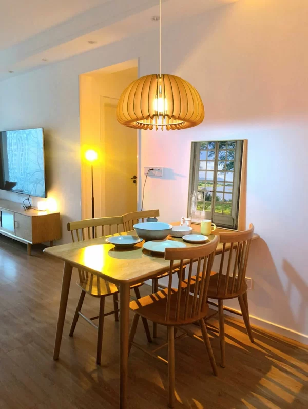 Restaurant chandelier Japanese retro bedroom chandelier creative homestay light (1)