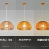 Restaurant chandelier Japanese retro bedroom chandelier creative homestay light (14)