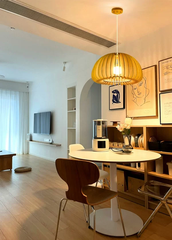 Restaurant chandelier Japanese retro bedroom chandelier creative homestay light (2)