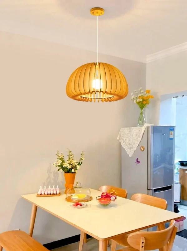 Restaurant chandelier Japanese retro bedroom chandelier creative homestay light (5)