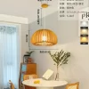 Restaurant chandelier Japanese retro bedroom chandelier creative homestay light (6)