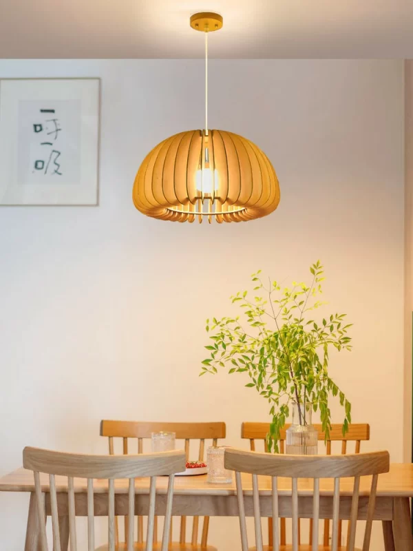 Restaurant chandelier Japanese retro bedroom chandelier creative homestay light (7)