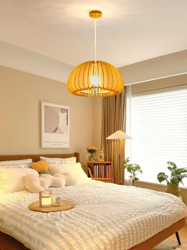 Restaurant chandelier Japanese retro bedroom chandelier creative homestay light (8)