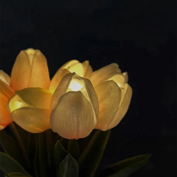 Tulip Night Lamp Imitation Flower Bundle Imitation Lamp Bedside Lamp Decoration Atmosphere Table Lamp (15)