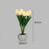 Tulip Night Lamp Imitation Flower Bundle Imitation Lamp Bedside Lamp Decoration Atmosphere Table Lamp (2)