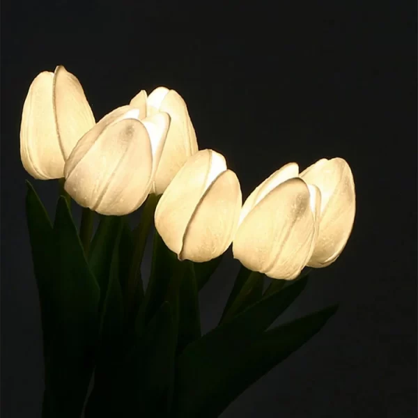 Tulip Night Lamp Imitation Flower Bundle Imitation Lamp Bedside Lamp Decoration Atmosphere Table Lamp (4)