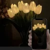 Tulip Night Lamp Imitation Flower Bundle Imitation Lamp Bedside Lamp Decoration Atmosphere Table Lamp (7)