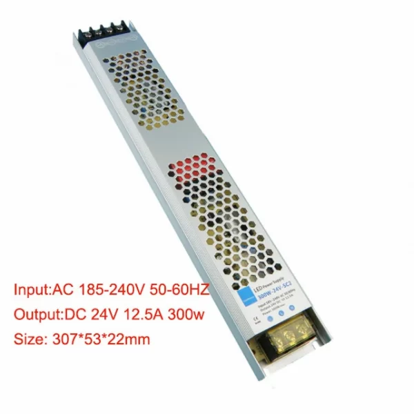 Industrial 12V lighting transformers ultra-thin light box led driver 24vled advertising lamp built-in long voltage stabilizing switching power supply (1)
