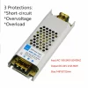 Industrial 12V lighting transformers ultra-thin light box led driver 24vled advertising lamp built-in long voltage stabilizing switching power supply (20)