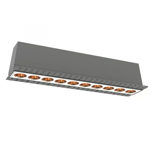 Recessed Linear Spot Light Led Ceiling Lamp Indoor Lighting LED Rectangular Recessed Aluminium Led Spotlight (12)