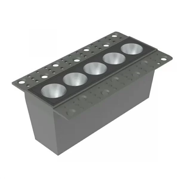 Recessed Linear Spot Light Led Ceiling Lamp Indoor Lighting LED Rectangular Recessed Aluminium Led Spotlight (3)