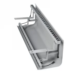 Adjustable angle corner double-sided luminous wall washer DMX512 RGBW rainproof double-sided luminous LED line light