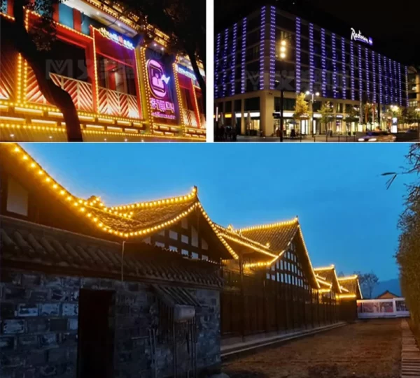 LED point light source secondary packaging outdoor waterproof rainbow light (15)