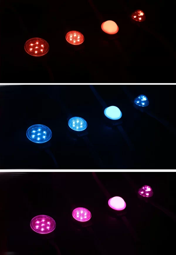 LED point light source secondary packaging outdoor waterproof rainbow light (6)